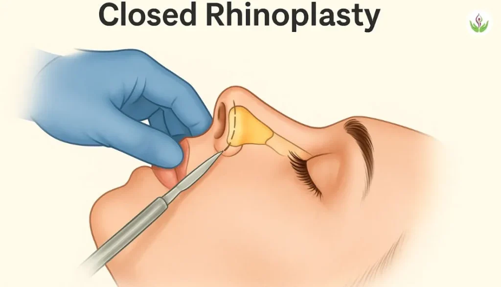 Closed Rhinoplasty in Delhi