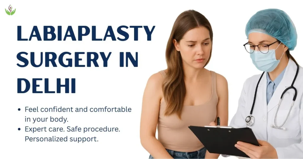 Labiaplasty in Delhi at Care Well Medical Centre for comfort, confidence, and intimate wellness