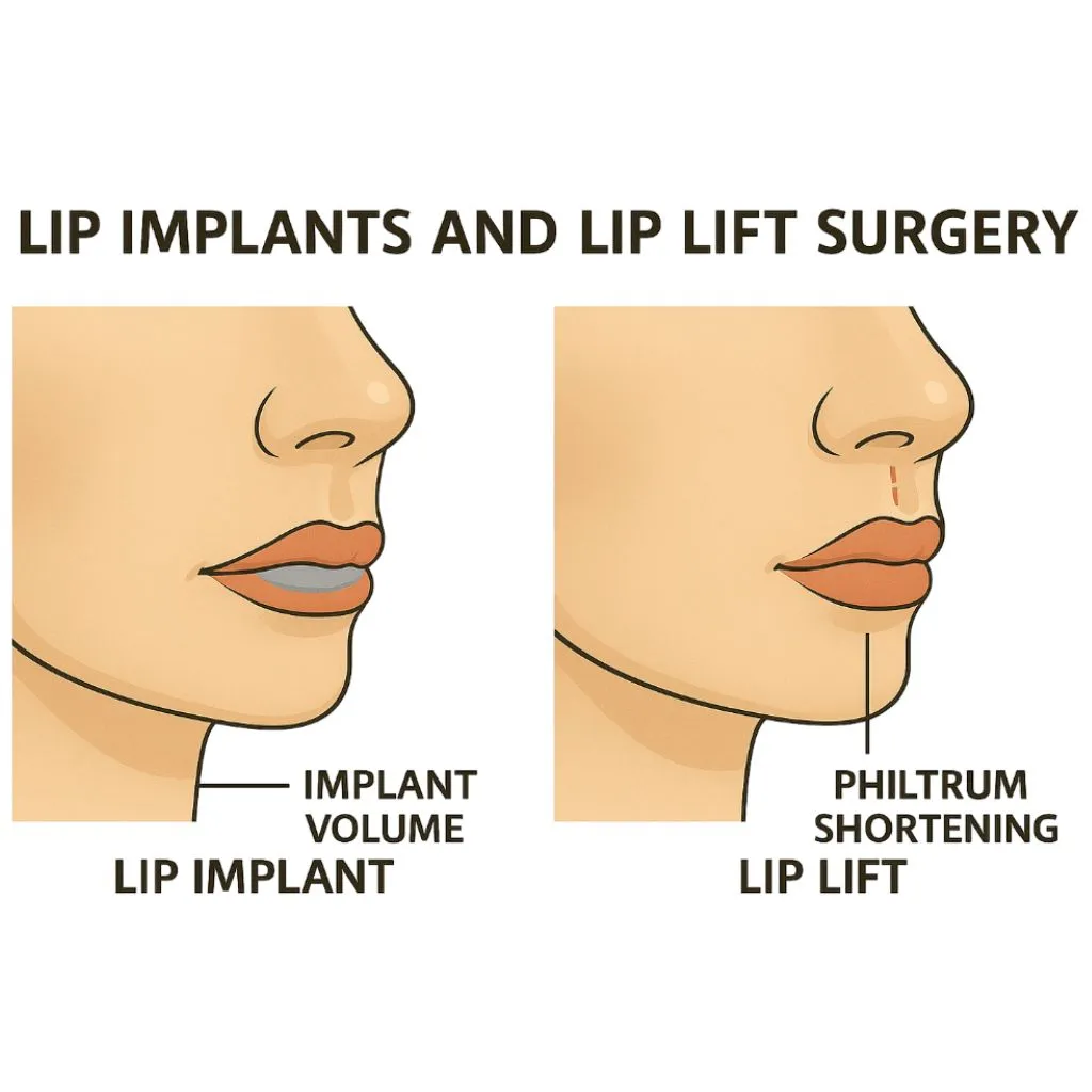 Lip Implants and Lip Lift Surgery