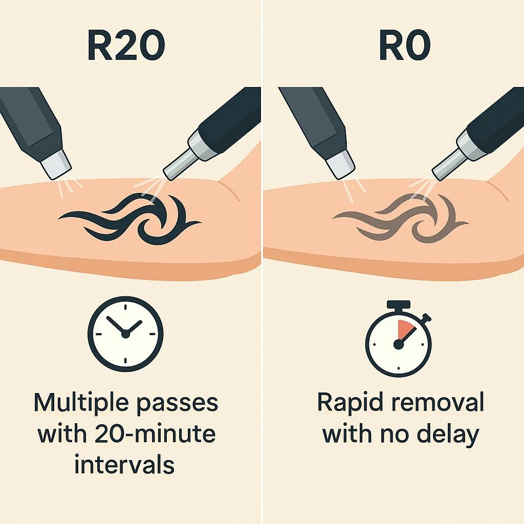R20 and R0 Techniques For Tattoo Removal
