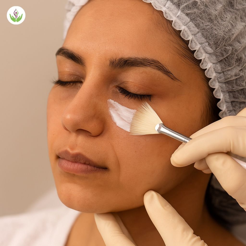 Chemical peel treatment for dark circles in Delhi
