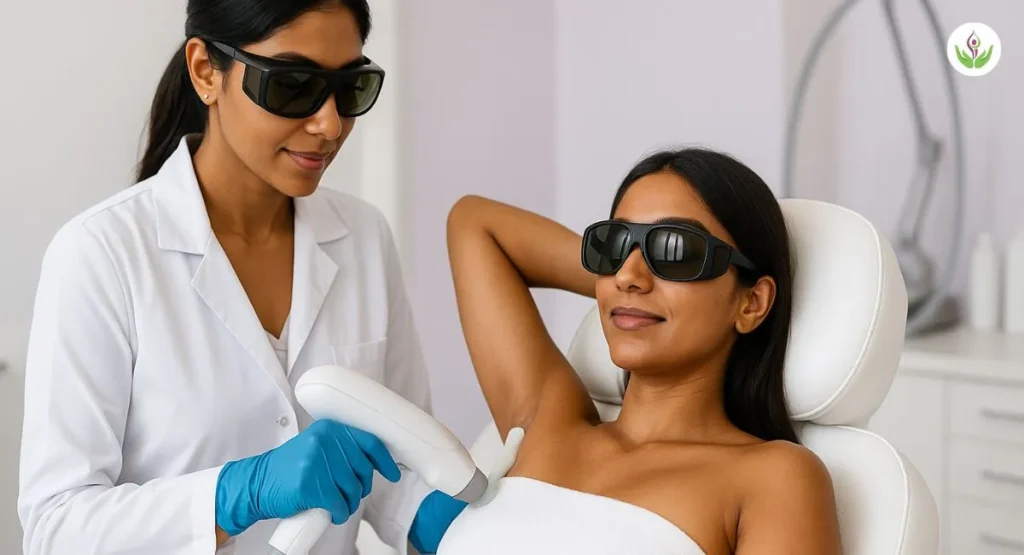 Laser hair removal treatment for women in Delhi