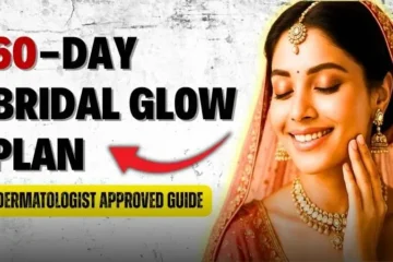 Indian bride with soft glow – 60-day bridal glow plan in Delhi