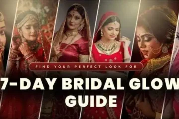 Indian bride with glowing skin in natural soft light for 7 Day Bridal Glow Guide