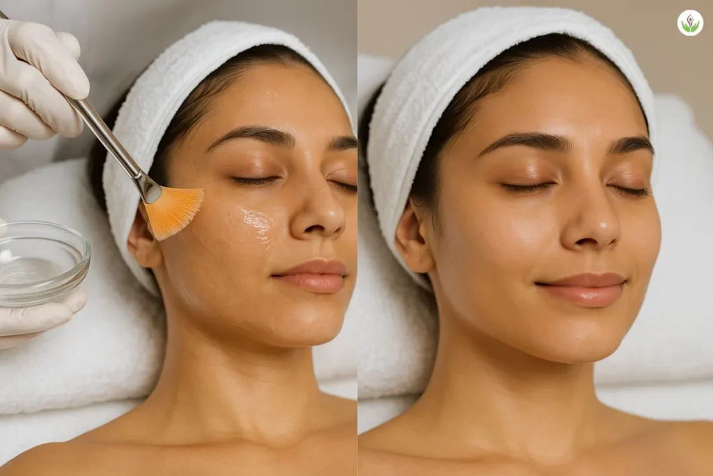 Chemical peel treatment for natural bridal glow on Indian skin in Delhi