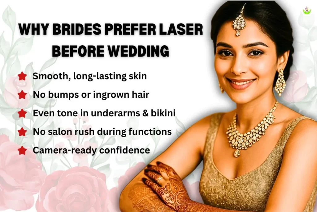 Why brides prefer laser hair removal before wedding smooth skin and confidence