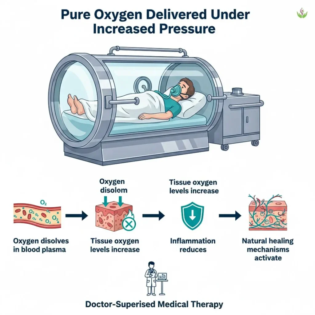 How hyperbaric oxygen therapy works under pressure