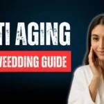 Bride with glowing skin for pre wedding anti aging guide