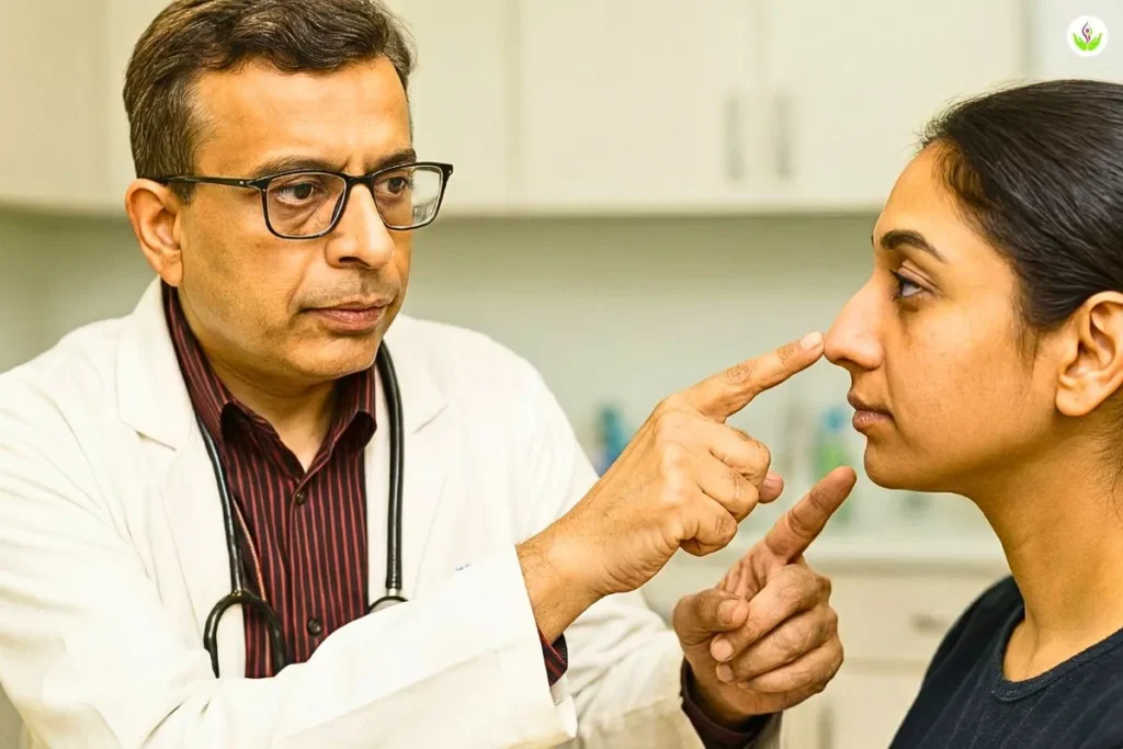 Rhinoplasty in Delhi nose surgery consultation for nose shape and breathing with Dr Sandeep Bhasin
