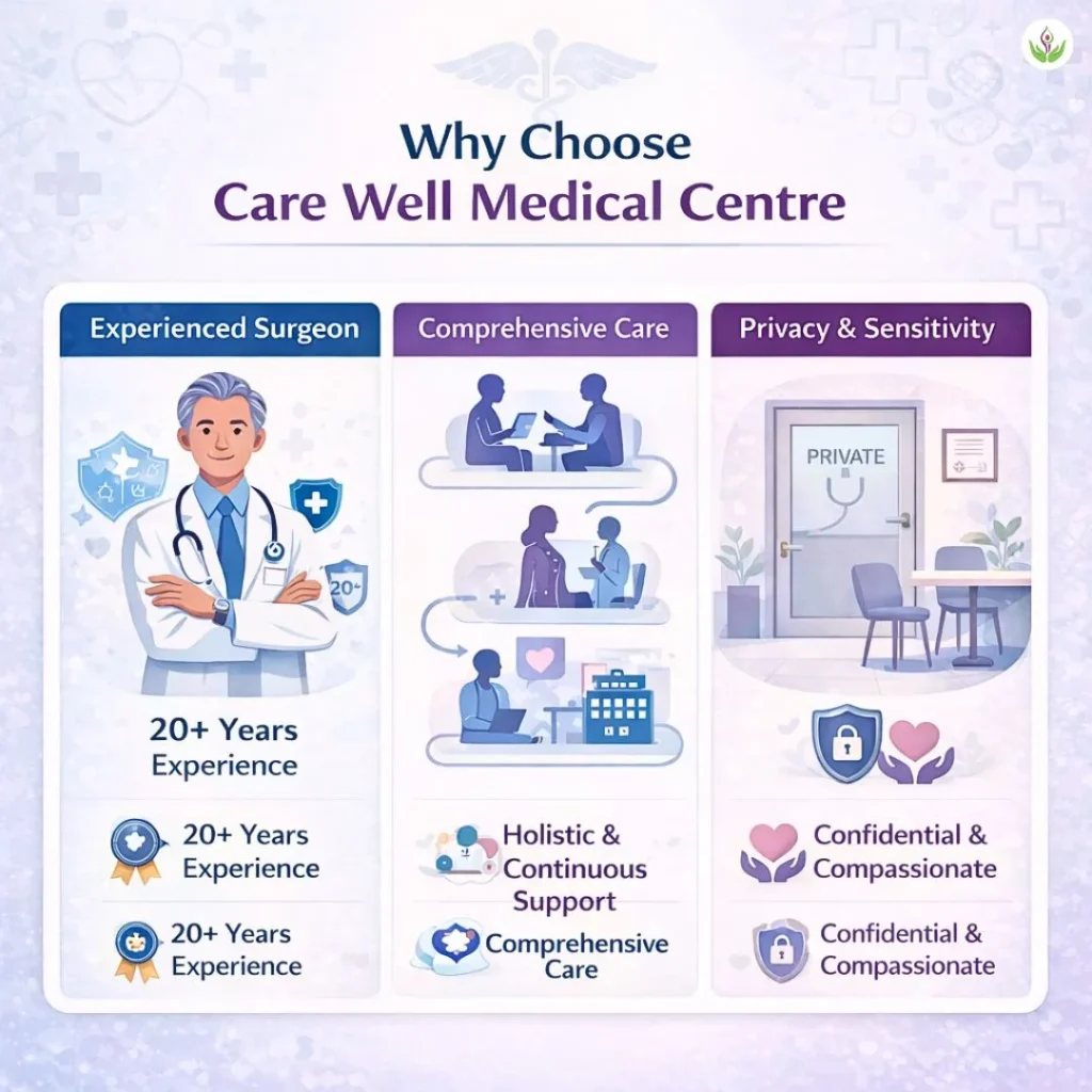 Why choose Care Well Medical Centre for gender affirmation care.