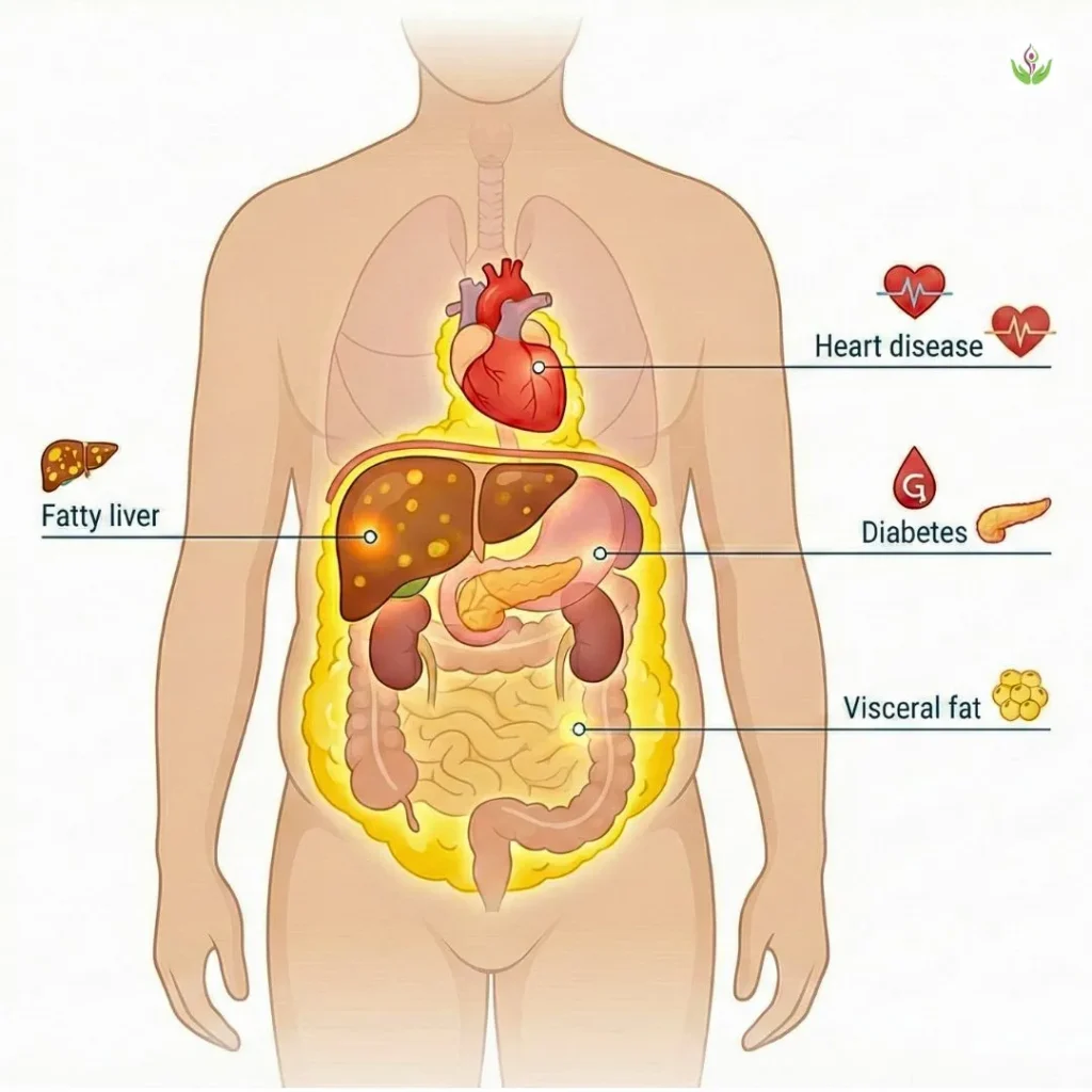 Why non surgical weight loss matters for visceral fat and organ health