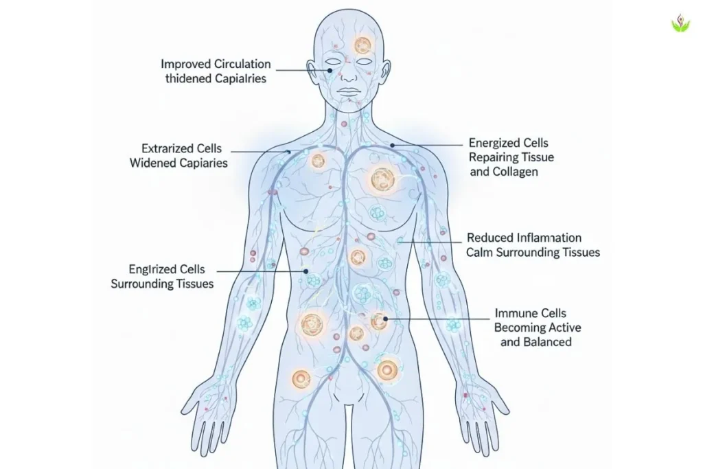 Oxygen delivery playing a key role in the body’s natural healing process