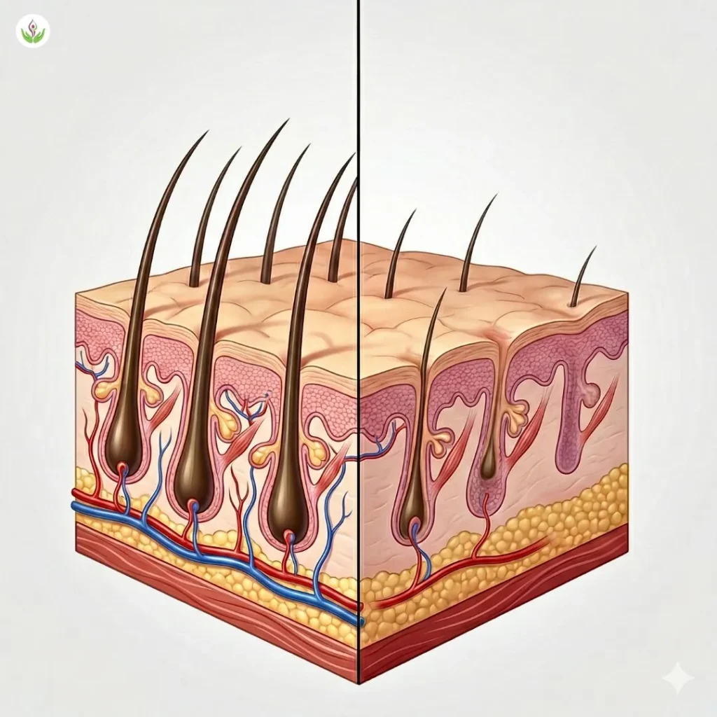 Medicines not effective in advanced baldness