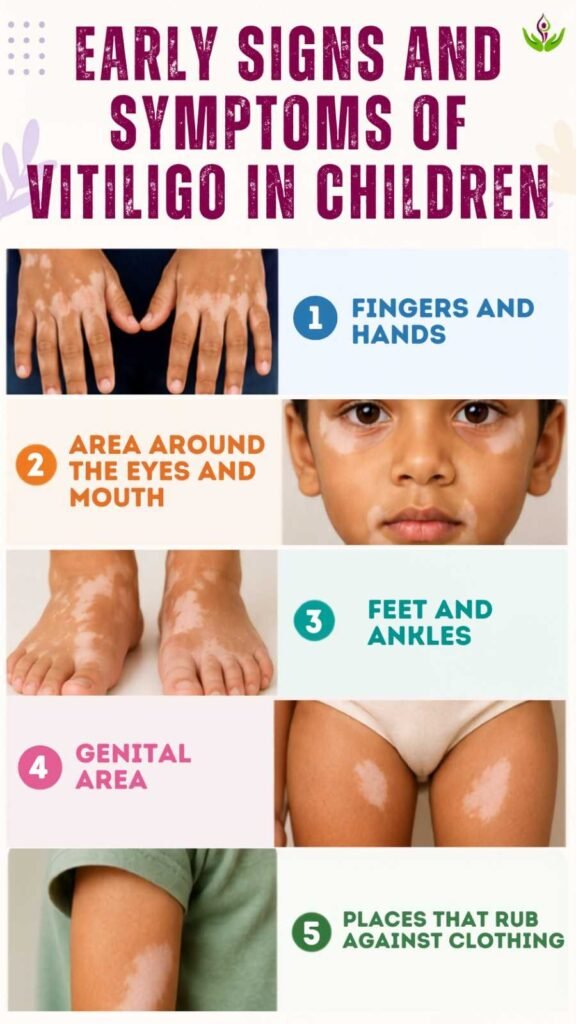 Early Signs and Symptoms of Vitiligo in Children
